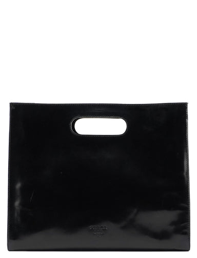 Prada Black Spazzolato Handbag
