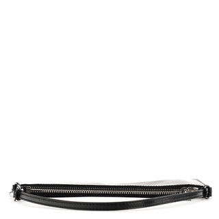 Prada Black Spazzolato Mini Pochette Bag
