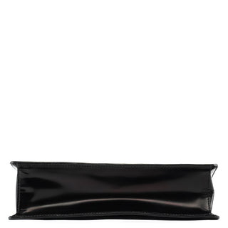 Prada Black Spazzolato Mini Tote Bag