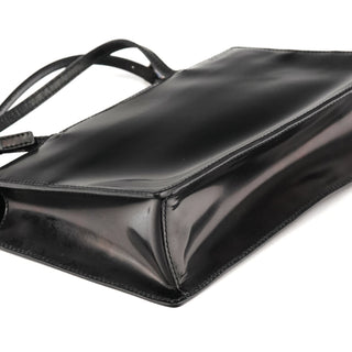 Prada Black Spazzolato Mini Tote Bag