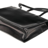 Prada Black Spazzolato Mini Tote Bag
