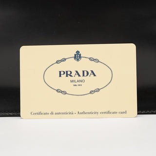 Prada Black Spazzolato Mini Tote Bag