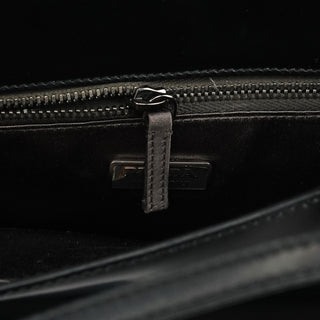 Prada Black Spazzolato Mini Tote Bag