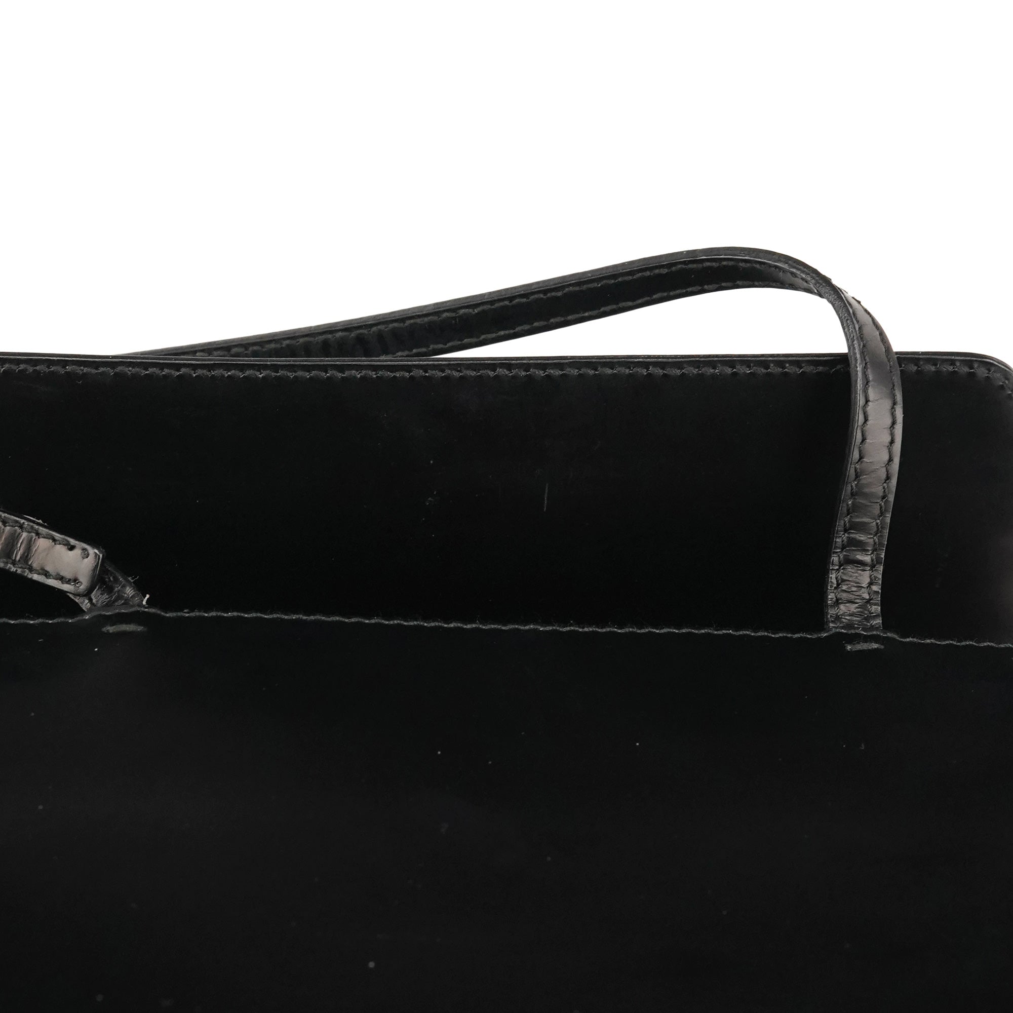 Prada Black Spazzolato Mini Tote Bag