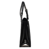 Prada Black Spazzolato Mini Tote Bag