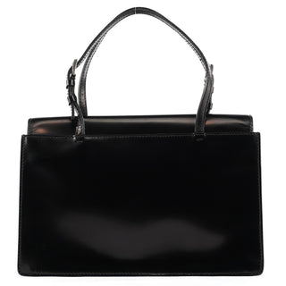 Prada Black Spazzolato Mini Tote Bag