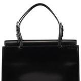 Prada Black Spazzolato Mini Tote Bag