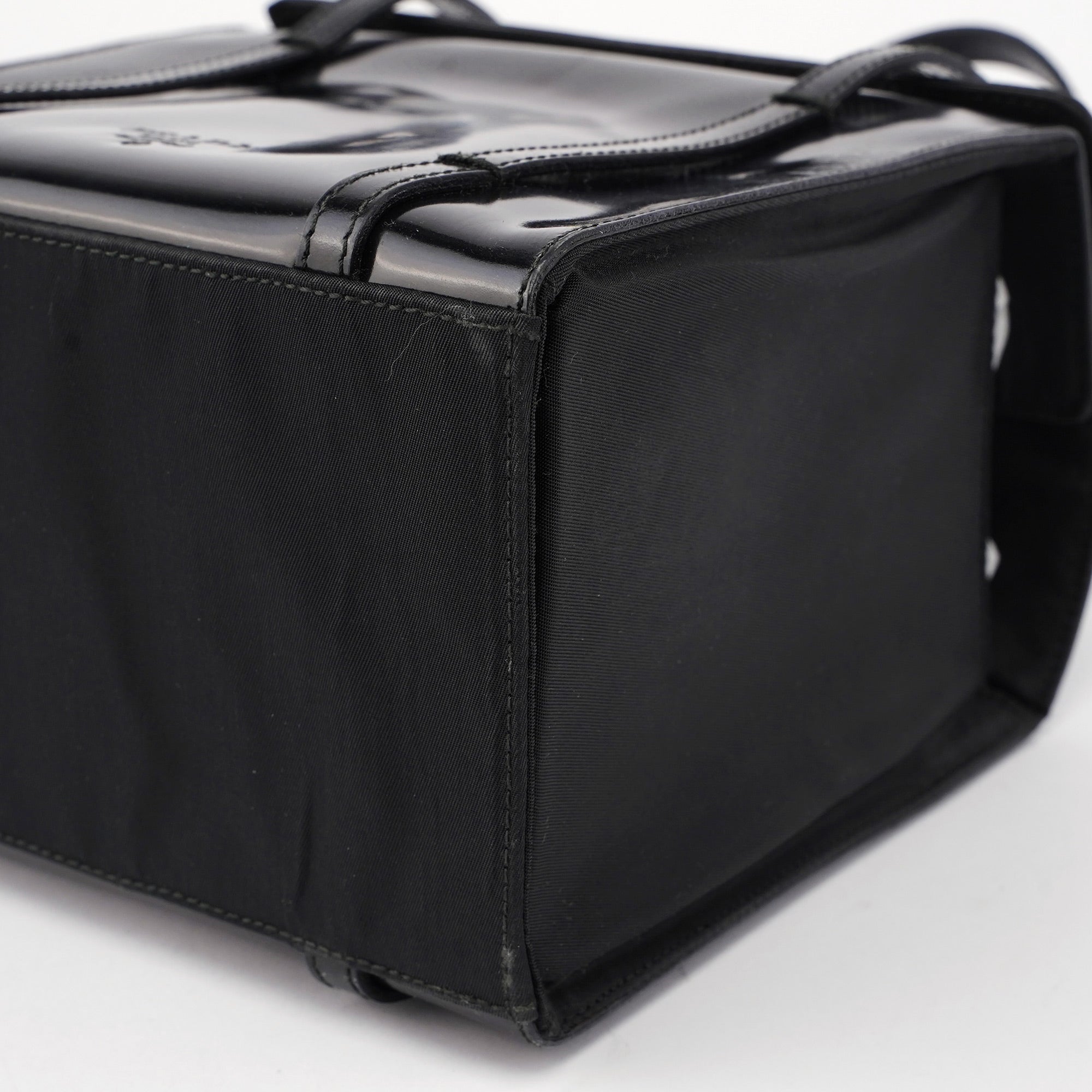 Prada Spazzolato Tessuto Tote Bag in Schwarz