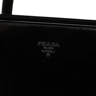 Prada Black Spazzolato Tote