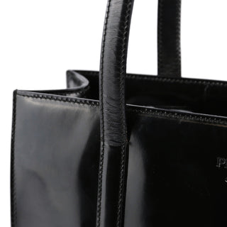 Prada Black Spazzolato Tote