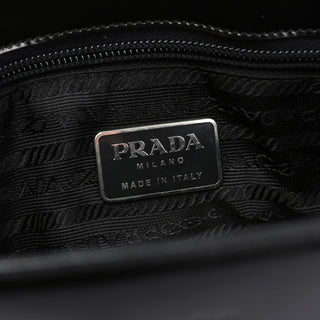 Prada Black Spazzolato Tote