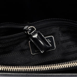 Prada Black Spazzolato Tote