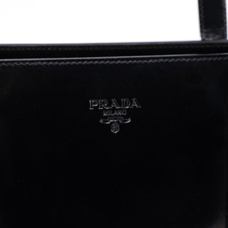 Prada Black Spazzolato Tote