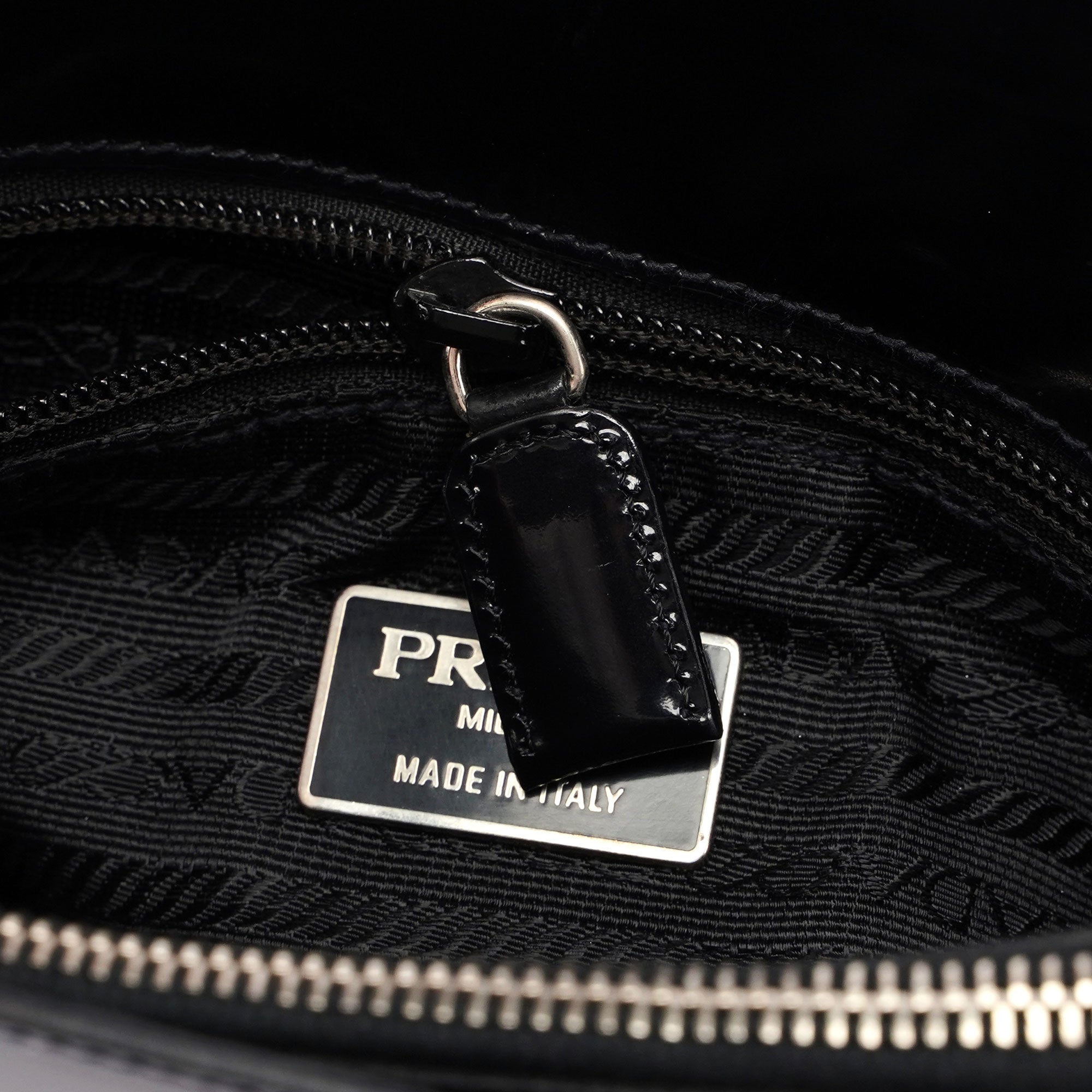 Prada Black Spazzolato Tote