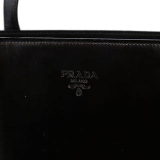 Prada Black Spazzolato Tote