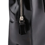 Prada Tote Bag aus schwarzem Spazzolato-Leder