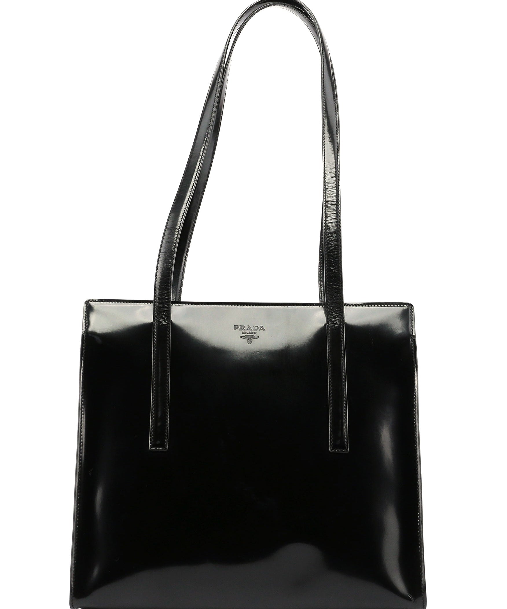 Prada Black Spazzolato Tote