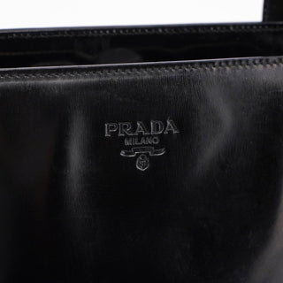 Prada Black Spazzolato Tote