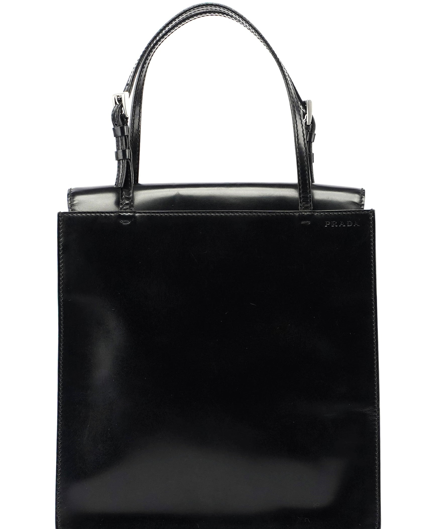 Prada Black Spazzolato Tote