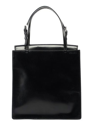 Prada Black Spazzolato Tote