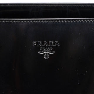 Prada Black Spazzolato Tote