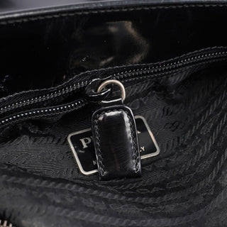 Prada Black Spazzolato Tote