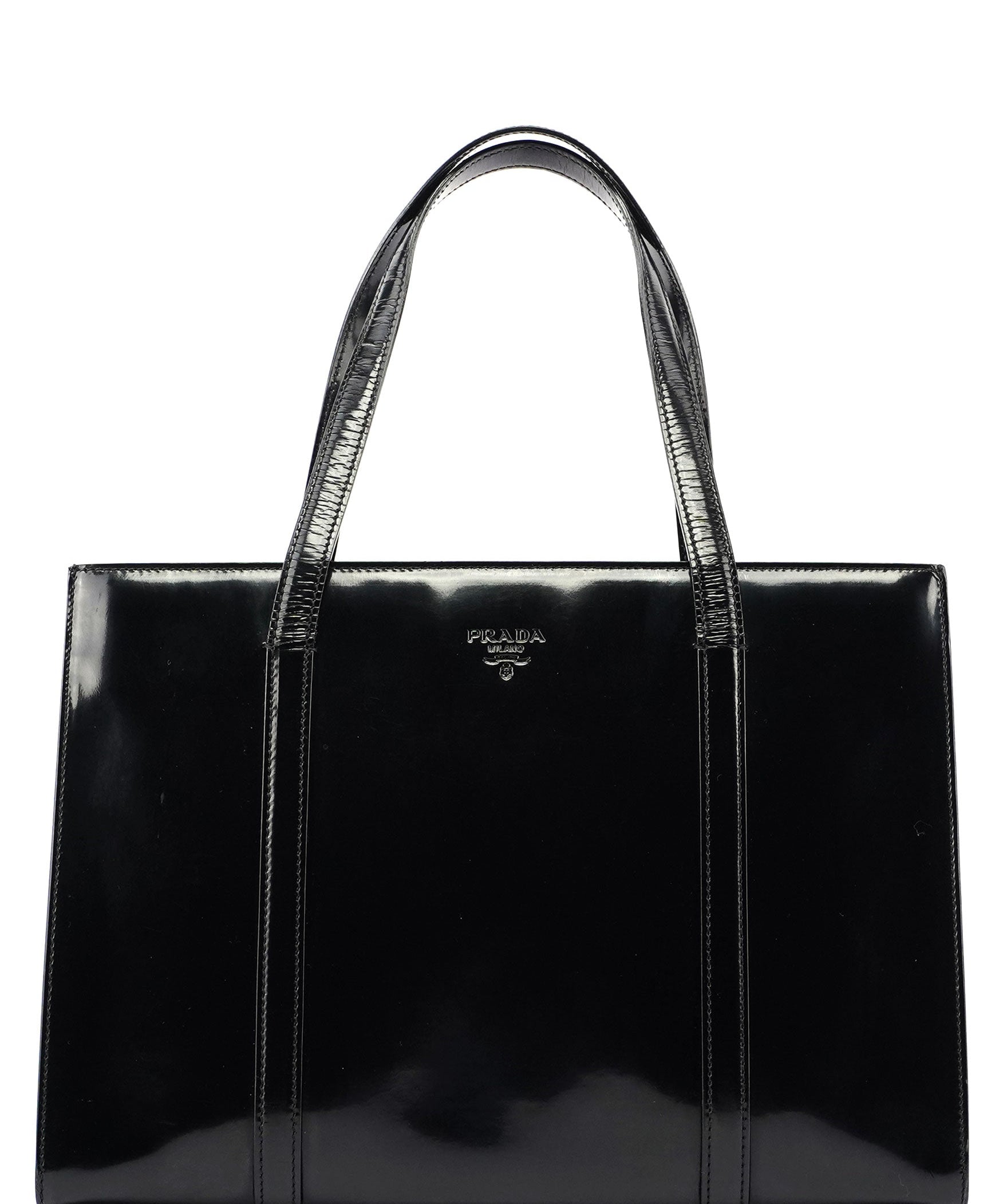 Prada Black Spazzolato Tote