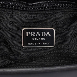 Prada Black Spazzolato Tote