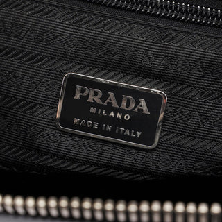 Prada Black Spazzolato Tote