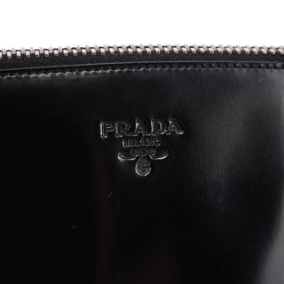 Prada Black Spazzolato Tote