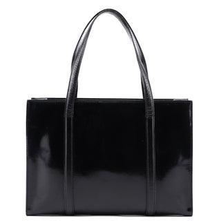 Prada Black Spazzolato Tote