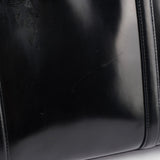 Prada Sac cabas Spazzolato en cuir verni noir