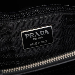 Prada Black Spazzolato Tote