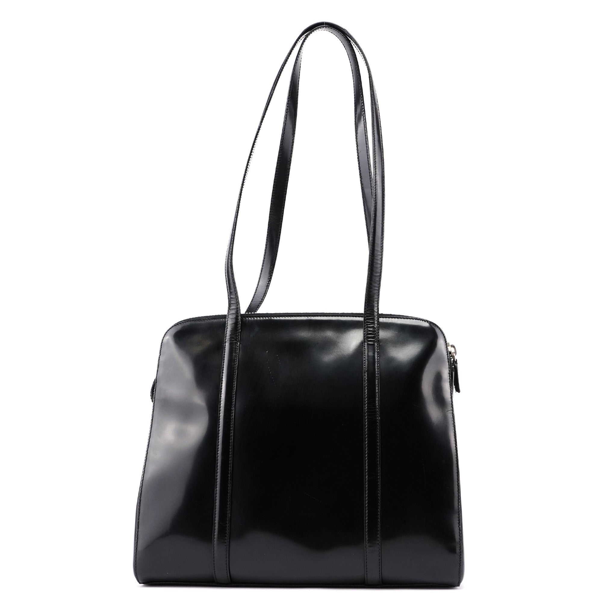 Prada Black Spazzolato Tote Bag