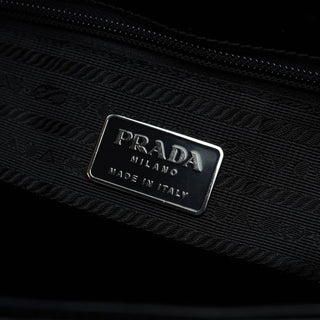 Prada Black Spazzolato Tote Bag