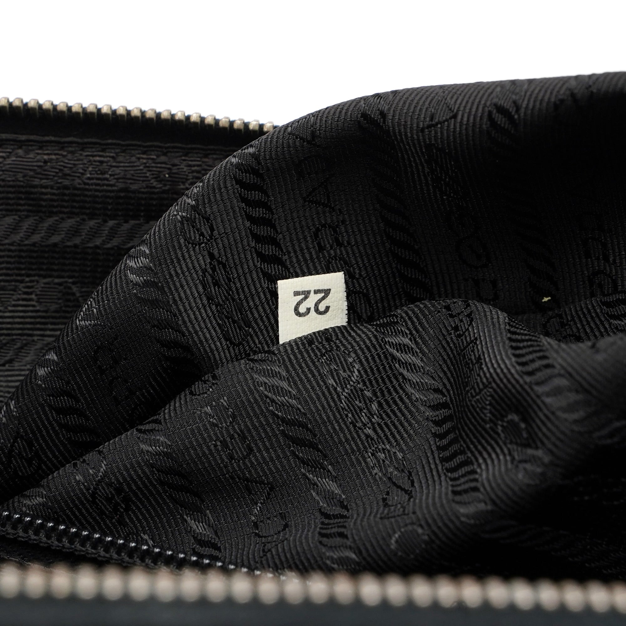 Prada Black Tessuto Calf Tote Bag