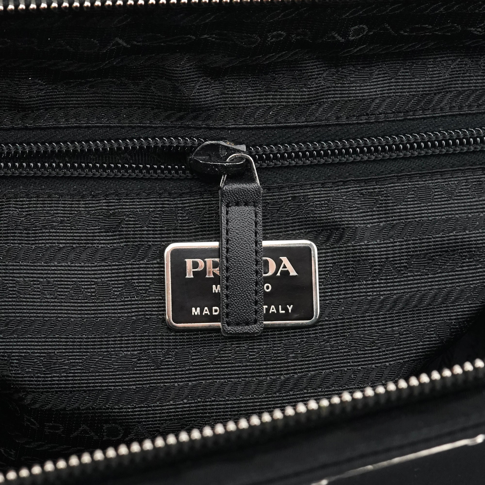 Prada Black Tessuto Chic Nylon Shoulder Bag