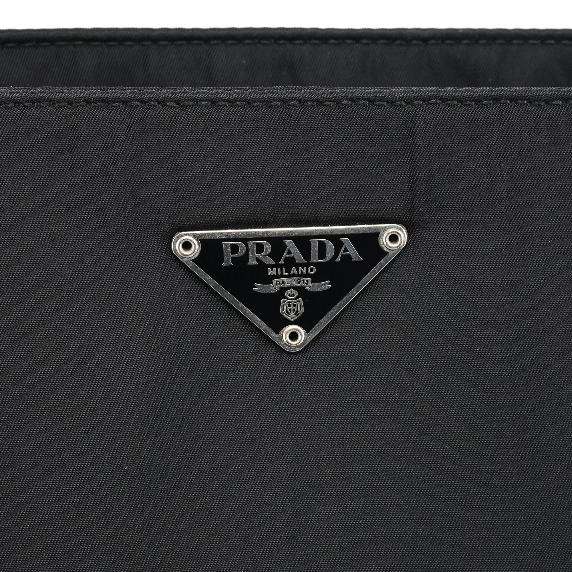 Prada Black Tessuto Chic Nylon Shoulder Bag