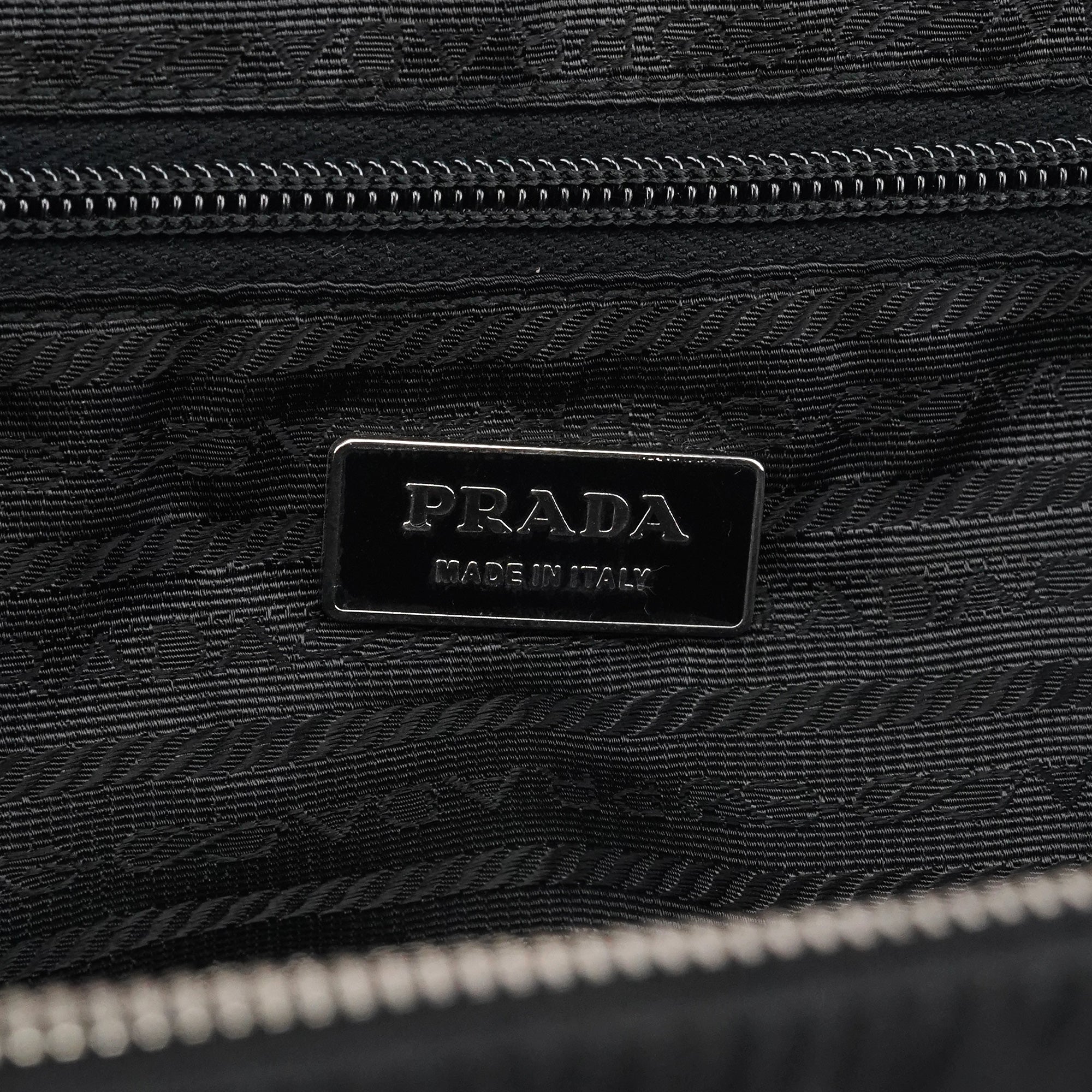 Prada Black Tessuto Chic Nylon Shoulder Bag