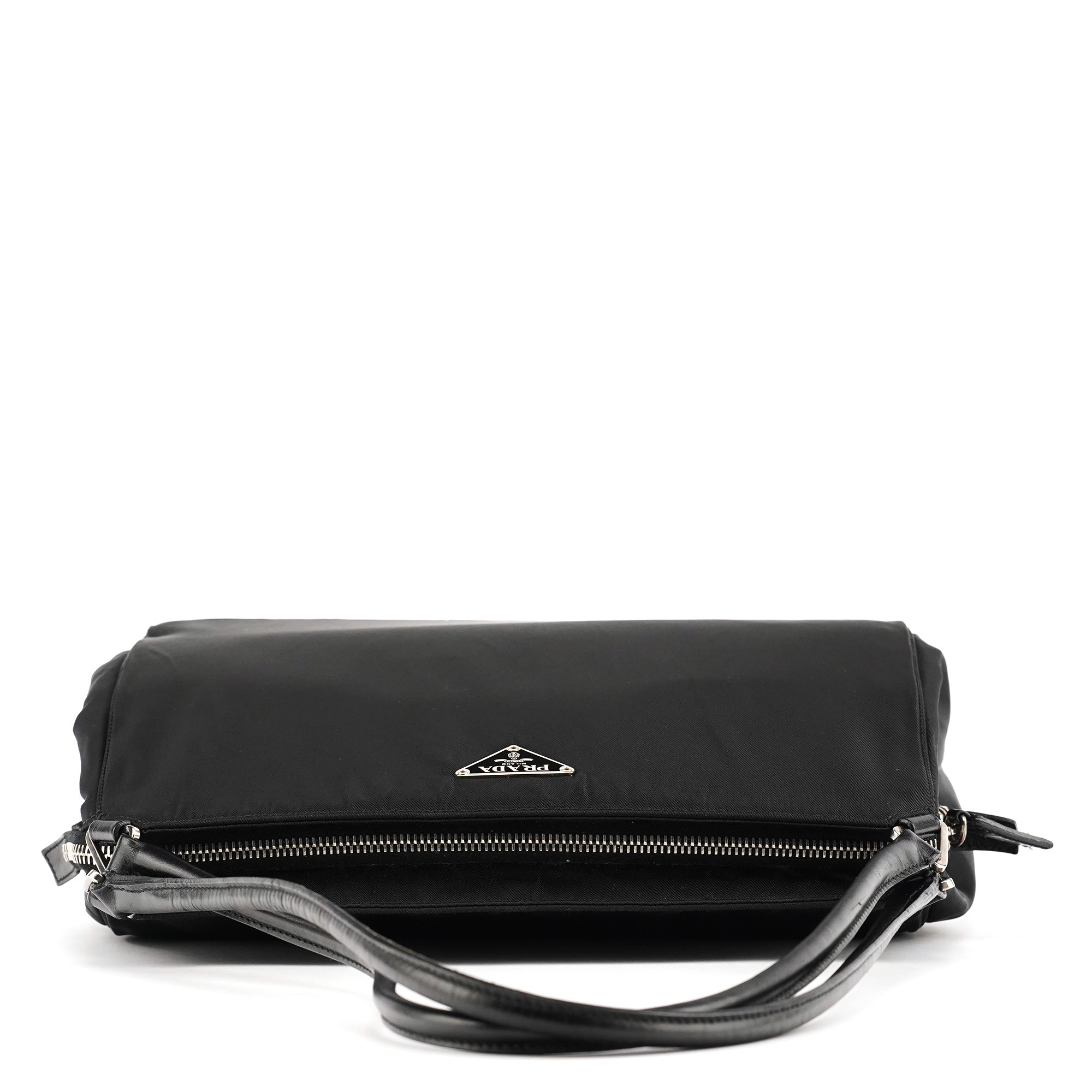 Prada Sac porté épaule Tessuto Chic en nylon noir