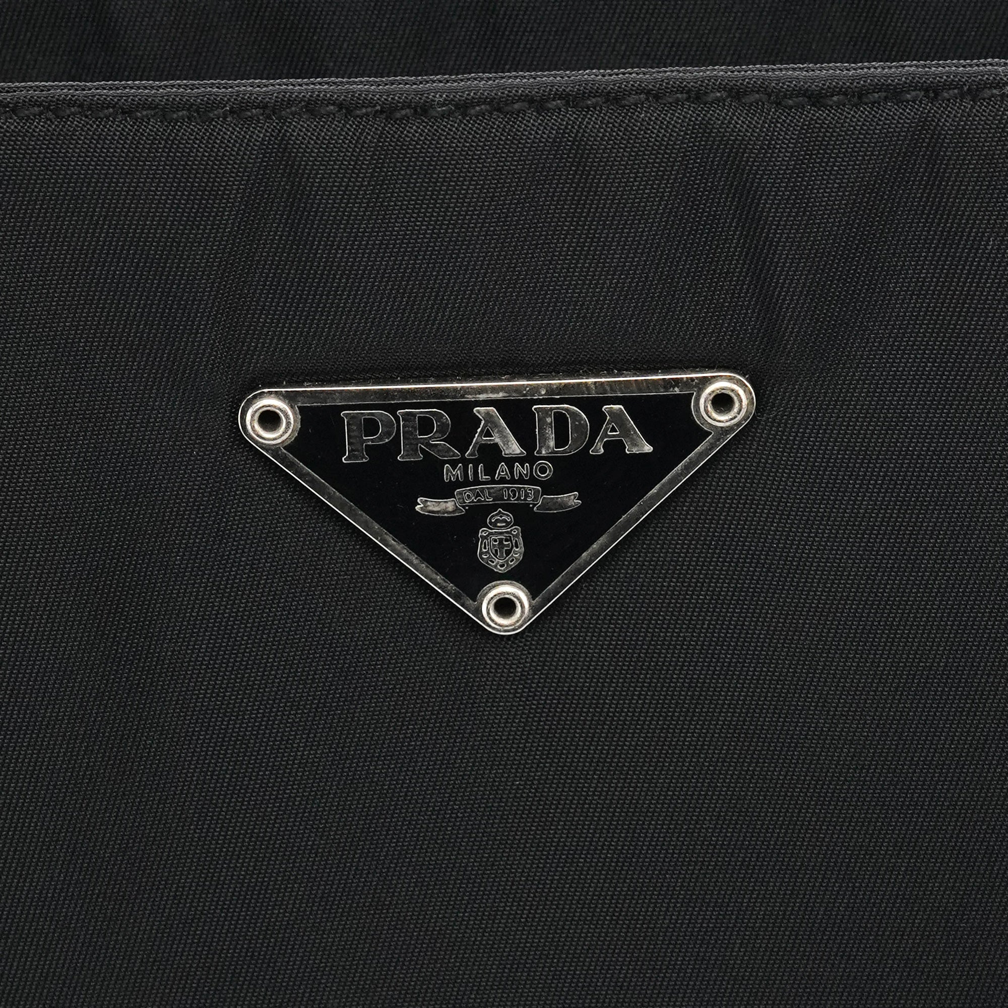 Prada Black Tessuto Chic Nylon Shoulder Bag