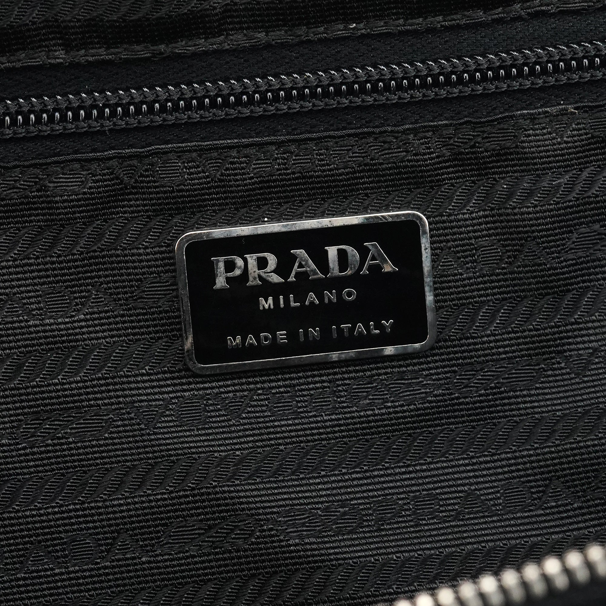 Prada Black Tessuto Chic Nylon Shoulder Bag