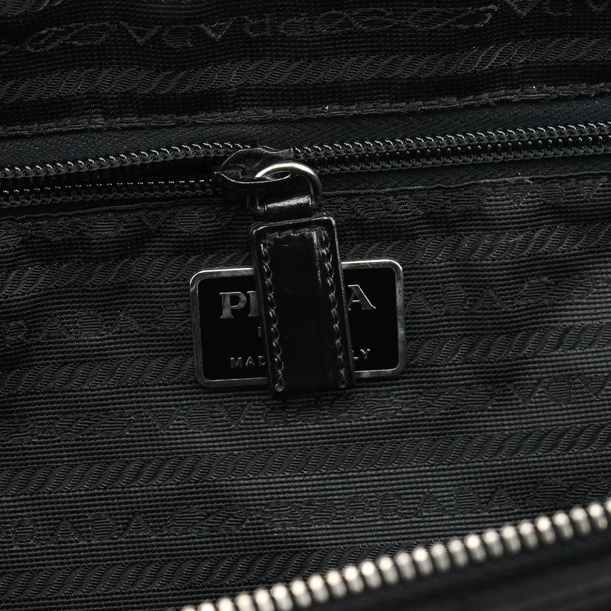 Prada Black Tessuto Chic Nylon Shoulder Bag