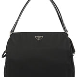 Prada Black Tessuto Chic Nylon Shoulder Bag