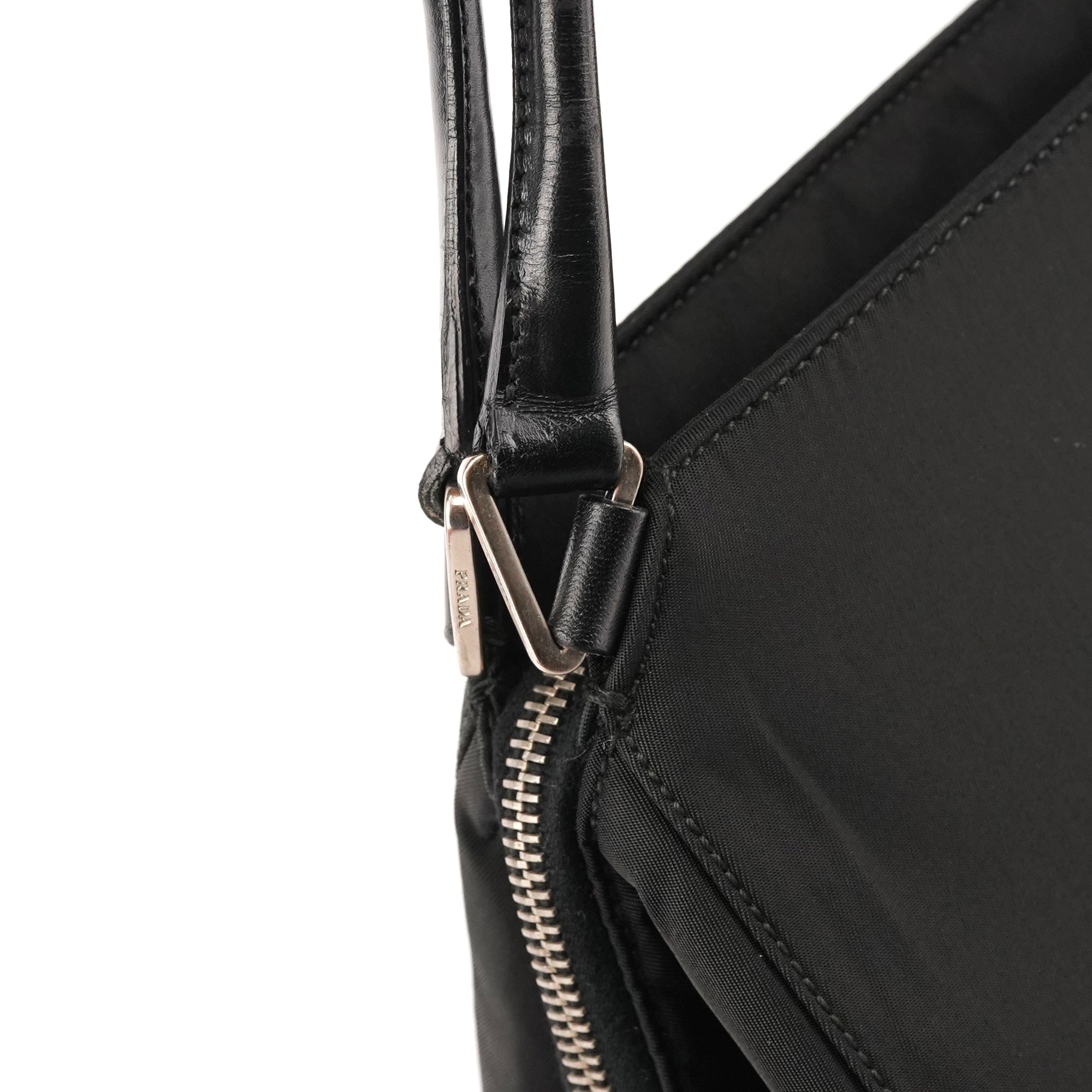 Prada Black Tessuto Chic Nylon Shoulder Bag