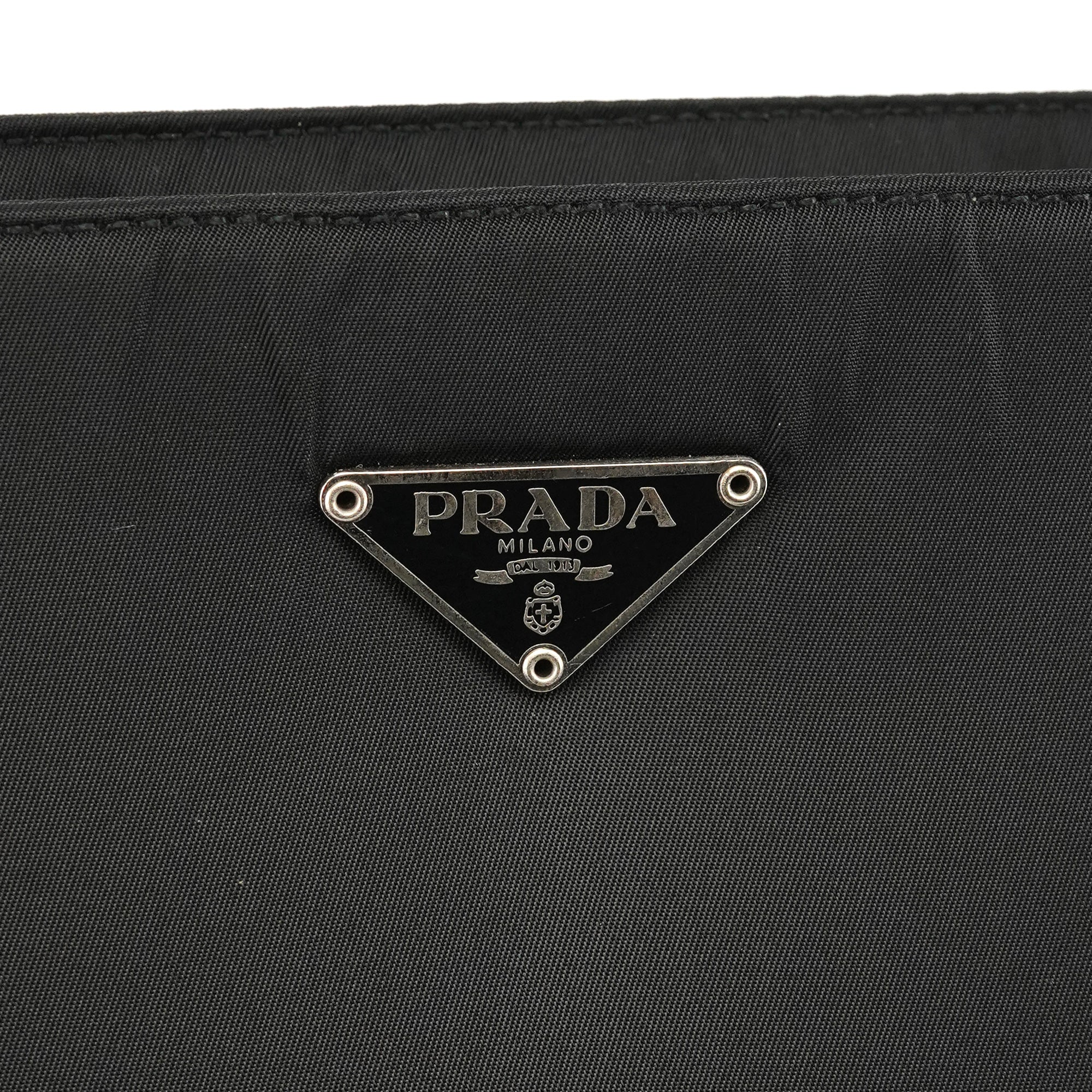 Prada Black Tessuto Chic Nylon Shoulder Bag