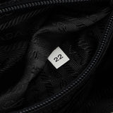 Prada Sac porté épaule Tessuto Chic en nylon noir