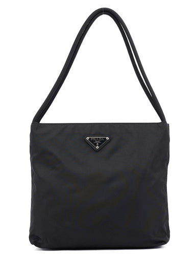 Prada Black Tessuto City Tote Bag