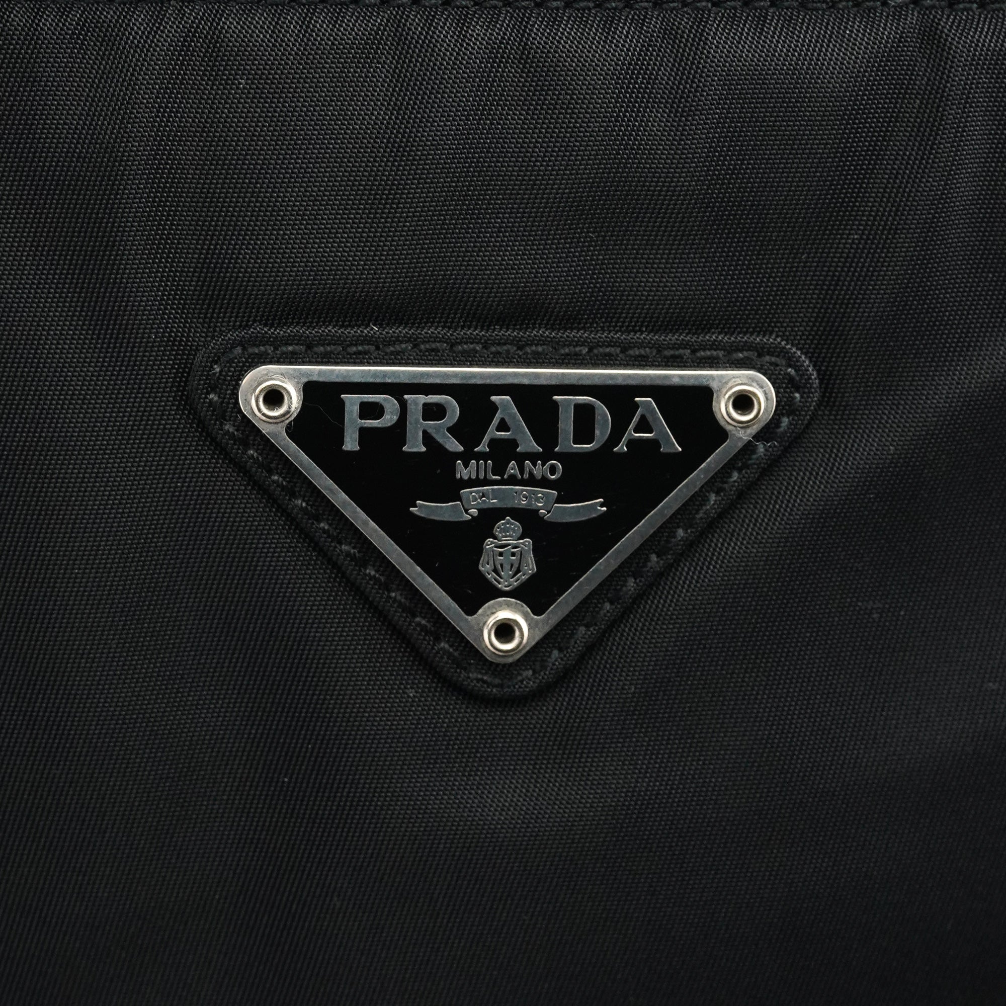 Prada Black Tessuto City Tote Bag