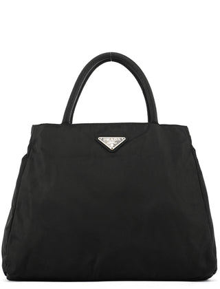Prada Black Tessuto City Tote Bag